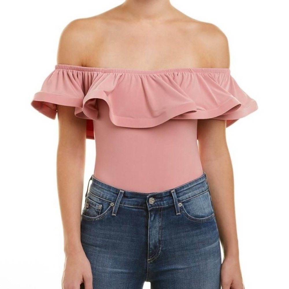 Misa Los Angeles Corcica Ruffled Bodysuit
